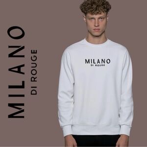 Milano Di‎ Rouge Lux Signature Crewneck Sweatshirt - Size 2XL